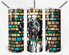 Load image into Gallery viewer, Great Dane - Harlequin -  Dog Stained Glass