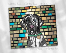 Load image into Gallery viewer, Great Dane - Harlequin -  Dog Stained Glass