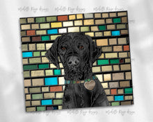 Load image into Gallery viewer, Great Dane - Black -  Dog Stained Glass