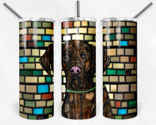 Load image into Gallery viewer, Great Dane - Brindle -  Dog Stained Glass