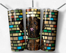 Load image into Gallery viewer, Great Dane - Brindle -  Dog Stained Glass