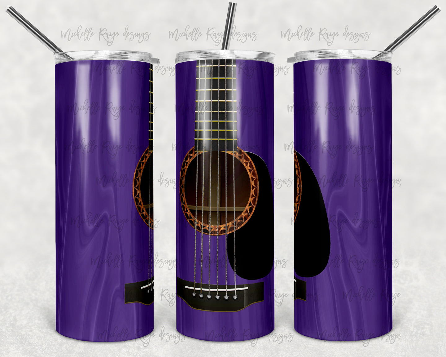 Dark Purple Guitar
