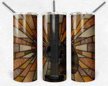 Load image into Gallery viewer, Acoustic Guitar Stained Glass with No Pick