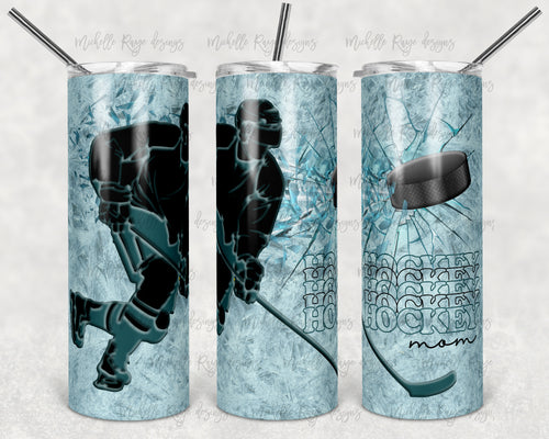 Hockey Mom with Hockey Player