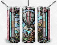Load image into Gallery viewer, Pastel Hot Air Balloon Stained Glass