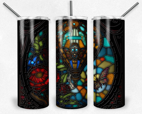 Victorian Hot Air Balloon Stained Glass