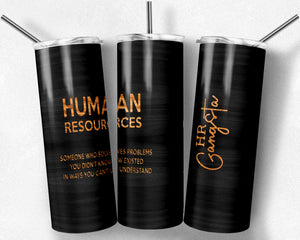 Human Resources Black Wood