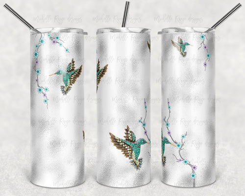 Gold Hummingbird Blossoms