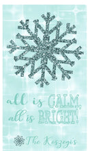 Load image into Gallery viewer, Snowflake Christmas Tags Printable, Custom Holiday Gift Tags, Christmas Labels, Printable Gift Tags, Favor Tag, Custom, Merry Christmas