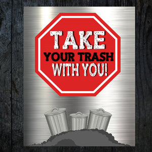 Garbage Truck Dont get trashed  Birthday sign, Garbage Truck sign, Don't get trashed, Dump Truck Birthday Sign,  Trash Can Printable