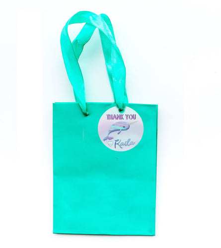 Narwhal Thank you Tags, Narwhal Nautical tag, Narwhal  Birthday, baby shower, custom, Birthday Thank you,  Mint green Purple, Printable