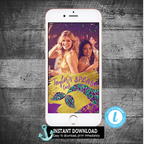 Mermaid Bachelorette Snapchat filter,  Geofilter | Edit Yourself Mermaid Snapchat Geofilter | Bridal shower |Last Splash  | INSTANT DOWNLOAD