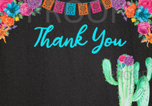 Load image into Gallery viewer, FIESTA Baby Shower Bundle | Cactus Package | Invitation | Diaper Raffle | Thank you card | Books for Baby | Edit Yourself | instant download