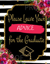 Load image into Gallery viewer, Graduation Ultimate Package! Party Decor | Photo Invite | Chalkboard | Snapchat Filter | Congrats, Advice, Tassel Worth Hassle, Selfie Frame