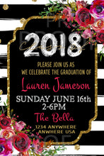 Load image into Gallery viewer, Graduation Party Bundle | Invitation | Chalkboard | Tassel Worth the Hassle | Edit Yourself | Printable | Instant Download | Party Decor