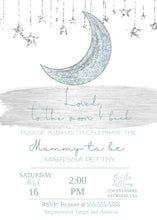 Load image into Gallery viewer, Baby Shower Invitation Boy, Love You to the Moon and Back, Printable Baby Shower Invite, Moon Baby Shower Invitation, Invitation Template