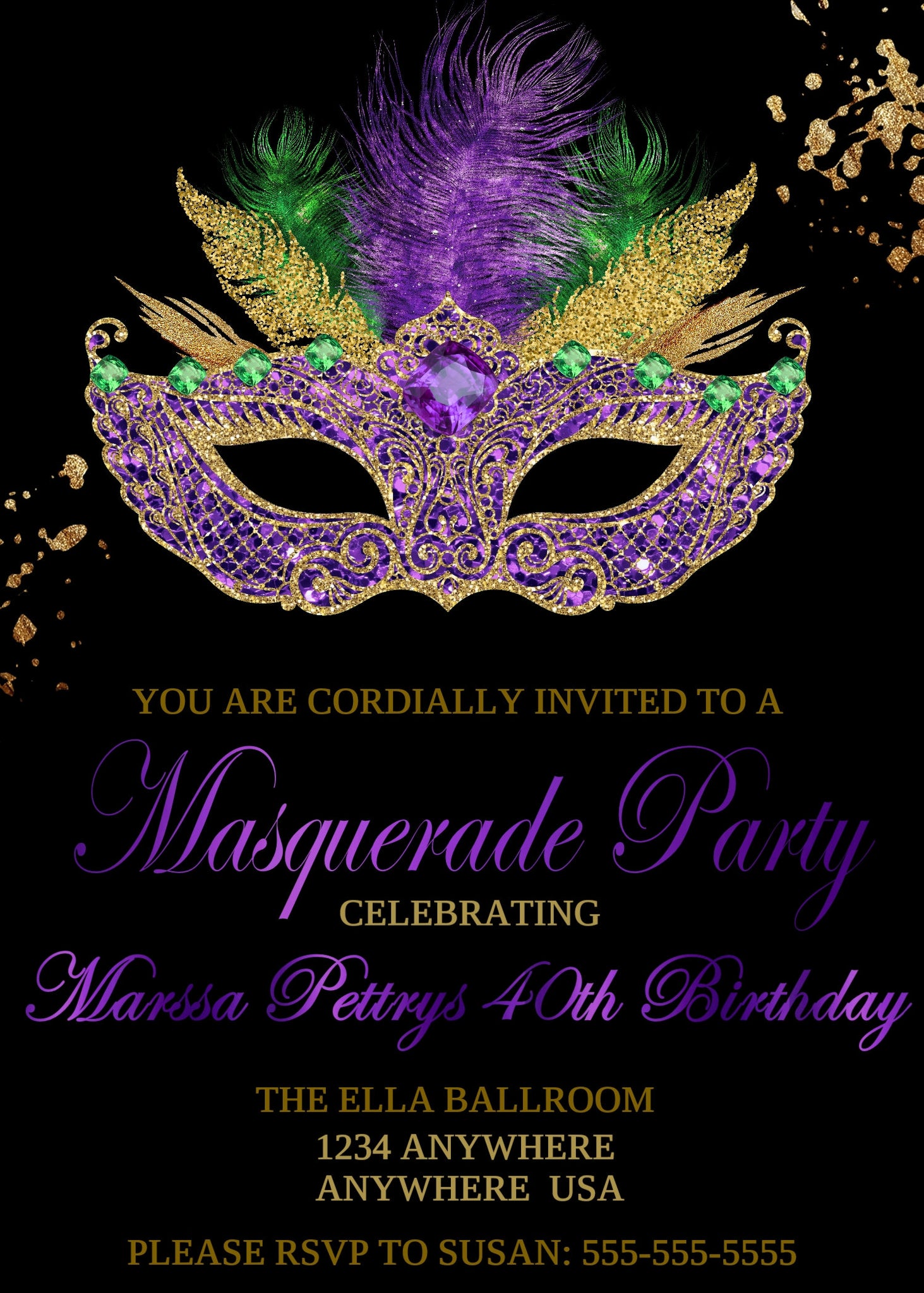 Masquerade Party Invitation, Birthday Party Invite, Masquerade Ball In – Michelle Raye Designs masquerade-party-invitation-birthday-party-invite-masquerade-ball-in-michelle-raye-designs