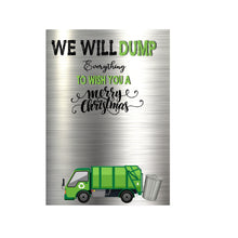 Load image into Gallery viewer, Garbage truck Card Holder | Garbage man gift | garbage man Christmas card, DIY, Christmas Gift Card Holder, Rubbish Man Christmas Gifts,