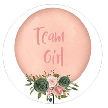 Load image into Gallery viewer, Balloons Team girl or Team boy Favor Tags stickers  | Edit Yourself Balloon Favor tags, Thank you Label |  Baby SHower |    INSTANT DOWNLOAD