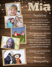 Load image into Gallery viewer, Rustic Wood Senior Yearbook Ad  Full Page, Half Page, Quarter Page High School Senior, Middle, Elementary or Pre-School, I create for you