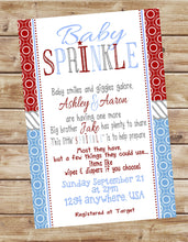 Load image into Gallery viewer, Baby SHower sprinkle Nautical sea,    Birthday Party printable invitation