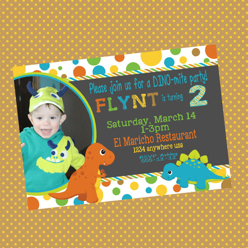 Dinosaur Birthday Invitation / Dinosaur Invitation Printable / Dino Invitation /  / Dinosaur Printable, dino