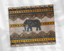 Load image into Gallery viewer, Masculine India Elephant Mandala Stained Glass