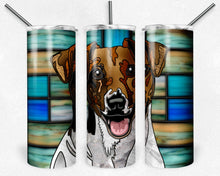 Load image into Gallery viewer, Jack Russell Terrier Dog Stained Glass