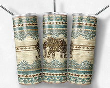 Load image into Gallery viewer, India Elephant Mandala Wood Grain