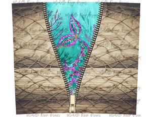 Mermaid Purple Undersea Zipper Net