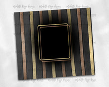 Load image into Gallery viewer, Masculine Metal Stripes with Blank