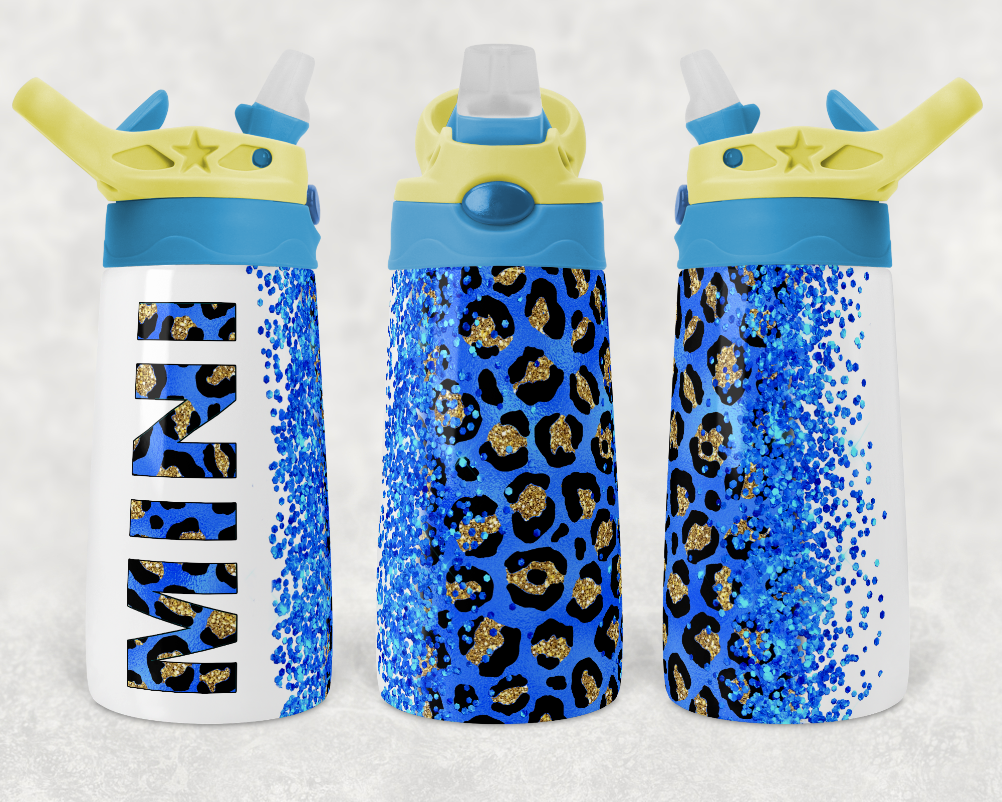 Blue Leopard Mama Tumbler