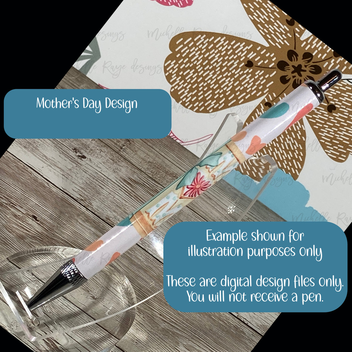 Mother's Day Pen Wraps in Two Sizes – Michelle Raye Designs