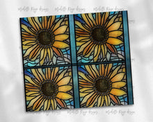 Load image into Gallery viewer, Multi Sunflower Stained Glass