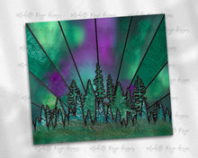 Load image into Gallery viewer, Northern Lights Stained Glass