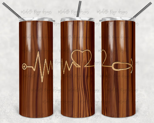 Woodgrain Nurse Stethoscope