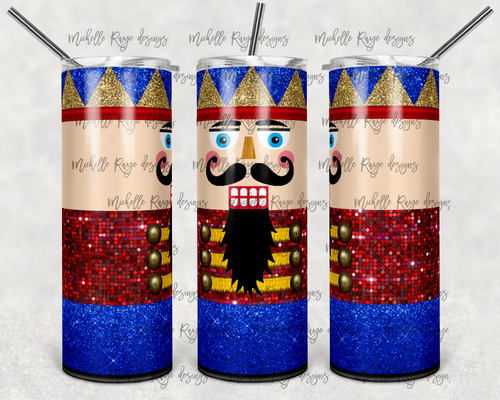 Christmas Nutcracker Red and Blue