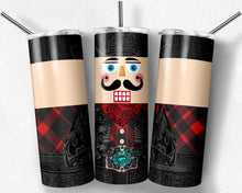 Load image into Gallery viewer, Cowboy Nutcracker Black and Red
