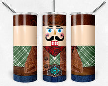 Load image into Gallery viewer, Cowboy Nutcracker Green Plaid