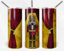 Load image into Gallery viewer, Nutcracker with Curtains Stained Glass