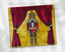 Load image into Gallery viewer, Nutcracker with Curtains Stained Glass