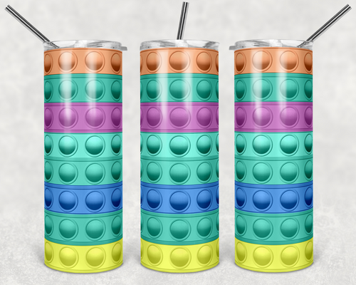 Pastel Rainbow Pop Punch Art