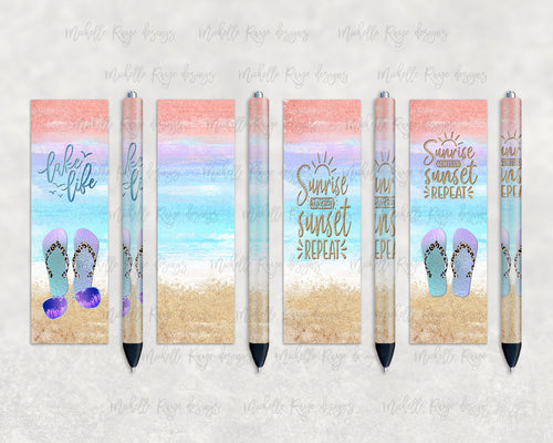 Pastel Beach Pen Set