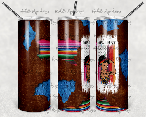 Peek A boo Leather 100% That Chingona