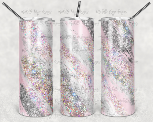 Pink Holographic Milky Way