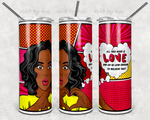 Pop Art All You Need is Love African American