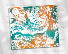 Load image into Gallery viewer, White Teal and Orange Power Wash
