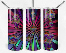 Load image into Gallery viewer, Psychedelic Mushrooms Stained Glass
