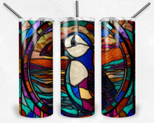 Load image into Gallery viewer, Puffin Stained Glass