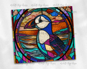 Puffin Stained Glass